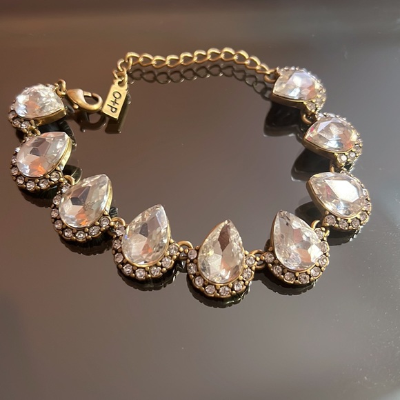 Vintage Bracelet - Teardrop gems - Picture 2 of 3